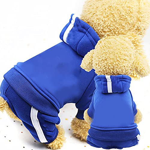 Frühling Haustier Hundebekleidung für Hunde Overalls Haustier Overall Welpen Katze Kleidung für Hundemantel Dicke Haustiere Hundebekleidung,1,M 2,3KG von HUANSUN