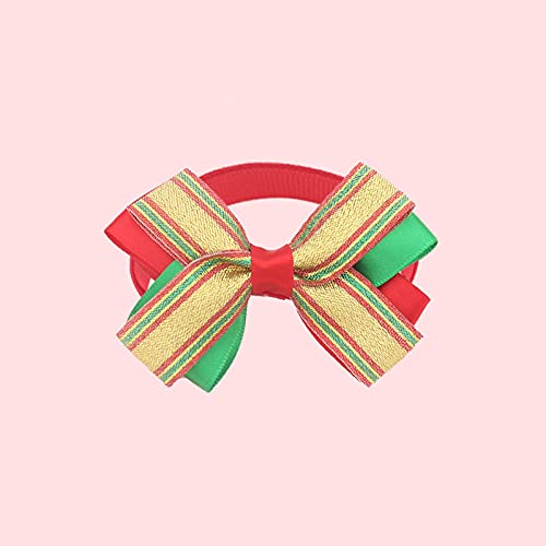 Haustier Fliege Krawattenhalsband mit Schneeflocken Muster für Weihnachten Weihnachten Fliege Krawatten Santa Tree Haustier Fliege Katze Hundehalsband,als Bild18,S von HUANSUN