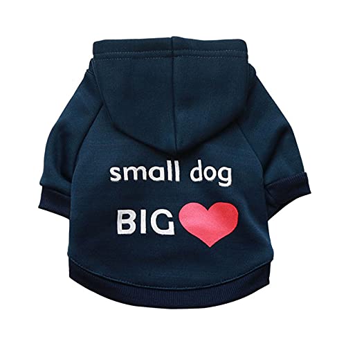 Haustier-Hundebekleidung für Hunde Hoodie Small Medium Hundebekleidung Welpen-Haustierbekleidung für Hunde Manteljacke Winterhunde Haustierbekleidung,14,S von HUANSUN