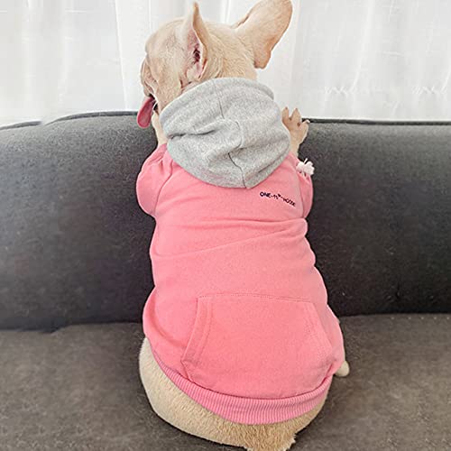 Haustier passende Kleidung für Hund Winterkleidung Warme Hunde Haustiere Kleidung für Hund Hoodie Kostüm,Haustier,Rosa,3XL,Haustierkleidung von HUANSUN