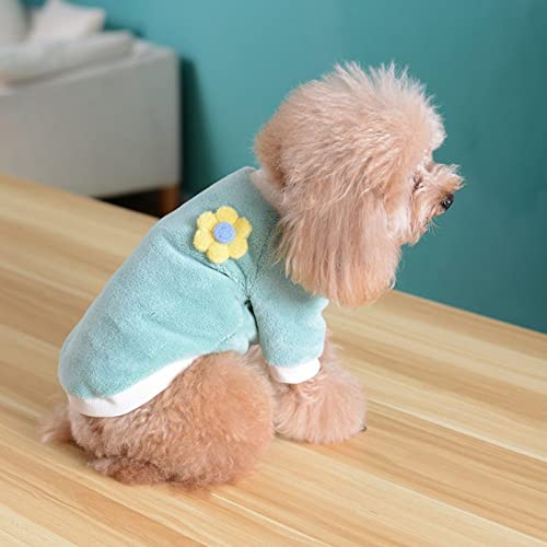 Herbst-Winter-weiche Fleece-Hunde-Kapuzenpullis Haustier-Hundekleidung Welpen-Kätzchen-Haustier-Mäntel für kleine mittlere Hunde Katzen warme Jacke Haustier-Kleidung,G,L von HUANSUN