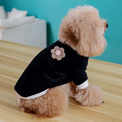 Herbst-Winter-weiche Fleece-Hunde-Kapuzenpullis Haustier-Hundekleidung Welpen-Kätzchen-Haustier-Mäntel für kleine mittlere Hunde Katzen warme Jacke Haustier-Kleidung,b,S von HUANSUN