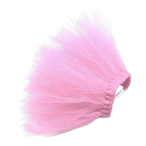 Hund Prinzessin Kleid Rock Hündin Mesh Gaze Tutu Röcke Haustier Hund Katze Party Kleid Sommer Kleidung Leistung Kostüm,Rosa,M von HUANSUN