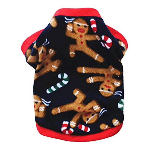 Hundebekleidung Fleece-Welpen-Haustierbekleidung für Hunde Mantel Hundebekleidung Weiche Katzen-Haustierbekleidung für kleine mittelgroße Hunde,5,M von HUANSUN