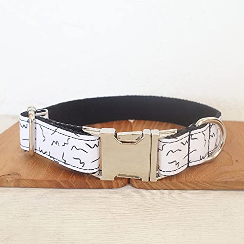 Hundehalsband für Haustiere Hundezubehör Haustierbedarf für kleine mittelgroße Hunde 5 Größen, Hundehalsband, XL von HUANSUN