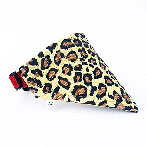 Katzenschal Dreieckige Schals Haustier Bandana Zubehör Produkt Hundehalsband Bandana Niedliche Bandanas Baumwolllätzchen Kragen,R,M von HUANSUN