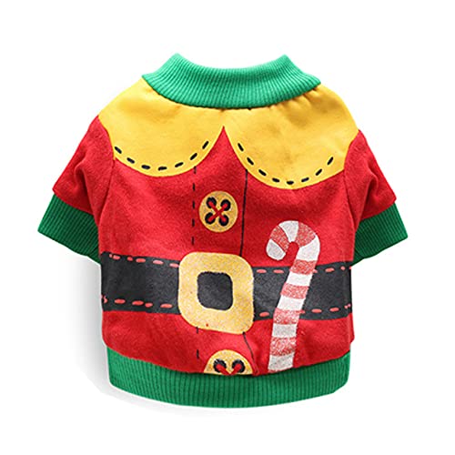 Kostüm Haustier Hundebekleidung für Hundehemd Cute Xmas Hundebekleidung Puppy Kitty Kostüm für Hunde Haustiere Kleidung,4,xs von HUANSUN