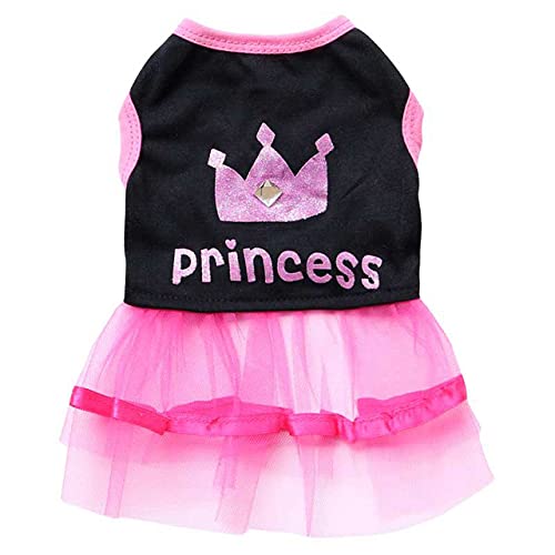 Sommer Haustier Hund Kleid für Hunde Prinzessin Kleid Tüll Haustier Katze Kleider Haustiere Hundebekleidung für kleine mittelgroße Hunde,A,L von HUANSUN