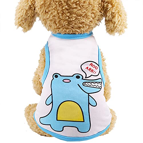 HUANSUN Sommer Hundebekleidung Nette Hundeweste Welpen Katze Kleidung für Hunde Shirt Günstige Haustierbekleidung für kleine Hunde,4,xs von HUANSUN