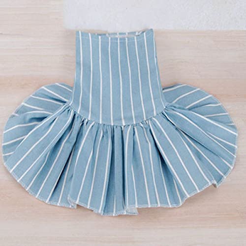 Süßes Spitzenkragenkleid für Hunde Cherry Decor Blue Tutu Rock für kleine Hundemädchen Prinzessinnen Shirts Haustierbekleidung Sommerkleid XXL,Style4,xs von HUANSUN