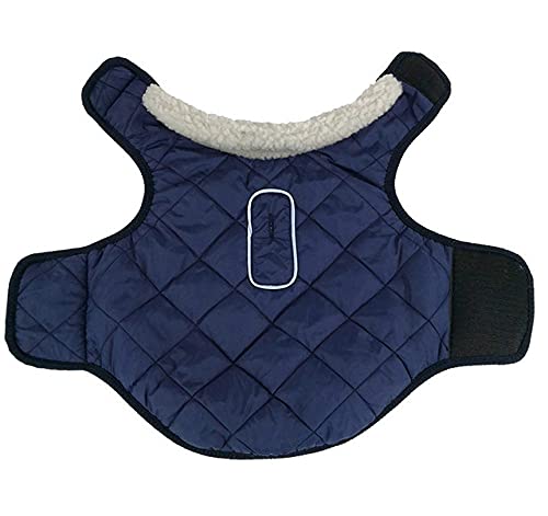 HUANSUN Warme Hundekleidung Winter Haustiermantel Jacke Winddichte Haustiere Hundekleidung Für Mittelgroße Hunde Kostüm Haustierkleidung Für Hund,Blau,XXXL von HUANSUN