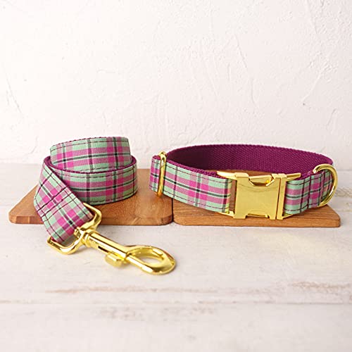 einzigartiges Hundehalsband, bequem zum Laufen mit der Hundeleine für kleine mittelgroße Hunde, Größe 5, Hundehalsband-Leine-Set, XL von HUANSUN