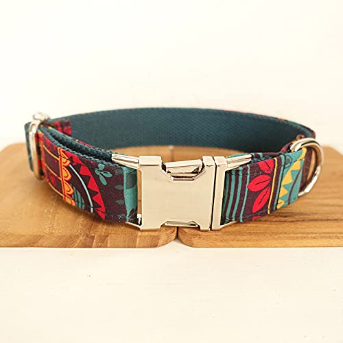 ethnische Art Bunte weiche Hundehalsbänder Hundehalsband 5 Größen, Hundehalsband, XL von NC