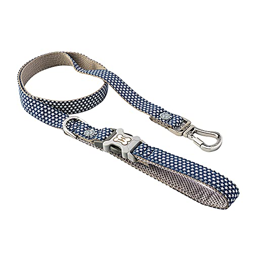 HUGO & HUDSON Hundeleine, Trainingsleine mit Clip im Griff, Marinestern, 120 x 1,5 cm von HUGO & HUDSON