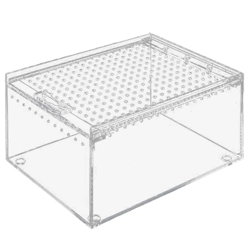 HUIFACAI Reptile Habitat Terrarium Breeding Box Acrylic Insect Feeding Box Arboreal Tarantula Enclosure Skorpion Bearded von HUIFACAI