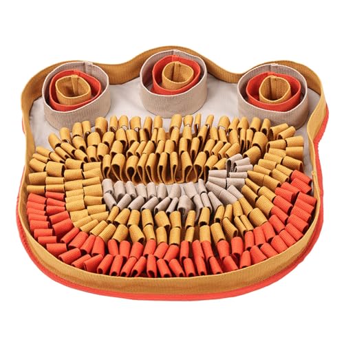 HUIFACAI Schnüffel-Leckerli-Dosierdecke für Hunde, interaktives Puzzle, Kauspielzeug, reduziert Langeweile, Futtersuche von HUIFACAI