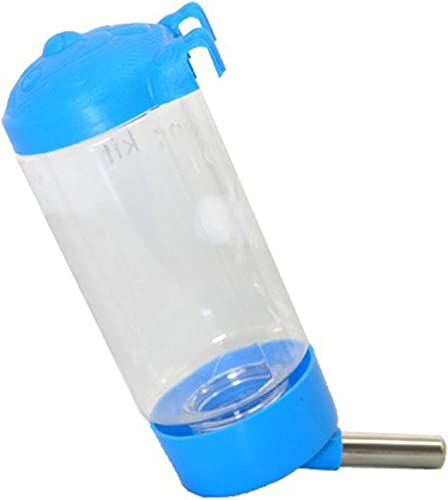 Tragbare Hundewasserflasche, 350 ml, Hund, Vogel, Katze, hängende Wasserflasche, automatischer Futterspender, Kaninchen, Haustier-Wasserspender, 1 Stück Futterspender(Onecolor) von HUIHHAO