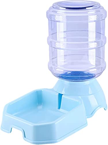 Tragbare Hundewasserflasche, automatischer Futterautomat for Haustiere, Katzen, 3,8 l, Futterspender, Hundenapf, Wasserflasche, große Kapazität, Futter- und Wasserspender for Hunde, Katzen, Haustierpr von HUIHHAO