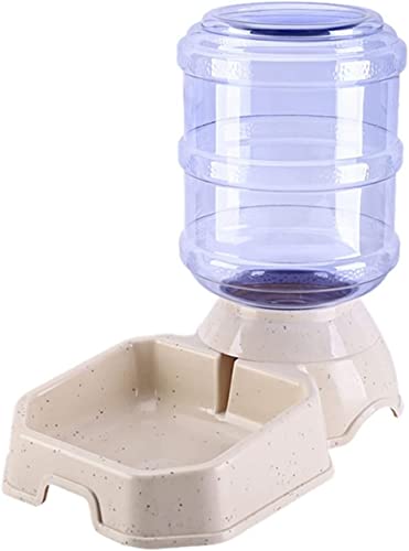 Tragbare Hundewasserflasche, automatischer Futterautomat for Haustiere, Katzen, 3,8 l, Futterspender, Hundenapf, Wasserflasche, große Kapazität, Futter- und Wasserspender for Hunde, Katzen, Haustierpr von HUIHHAO