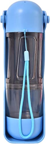 Tragbare Wasserflasche for Hunde, Haustier-Wasserflasche, Hunde-Reise-Wasserflasche, tragbare Haustier-Reisezubehör, Outdoor-Wander-Feeder(Onecolor) von HUIHHAO