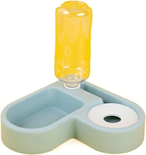 Wasserspender for Haustiere, Schwerkrafttränke for Haustiere – automatisch nachfüllbarer Wasserspendernapf und Futternapf for Katzen und Hunde – von Wet Mouths Feeder von HUIHHAO