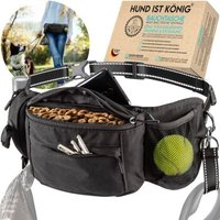 HUND IST KÖNIG ® Bauchtasche für Leckerlis & Hundezubehör schwarz von HUND IST KÖNIG