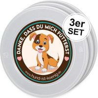 HUND IST KÖNIG Dosendeckel, Deckel für Dosen halten Tierfutter frisch, schließen Gerüche ein - 800g von HUND IST KÖNIG