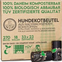 HUND IST KÖNIG Hundekotbeutel biologisch abbaubar 100% kompostierbare Kotbeutel für Hunde von HUND IST KÖNIG