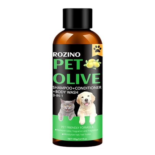 Hundesprays | Erfrischender Desodorierer für Hunde | Unparfümiertes Desodorierungsmittel für Hunde | Duftbeständiges Hundeshampoo für glänzende Haare bei Haustieren von HUNJHYC