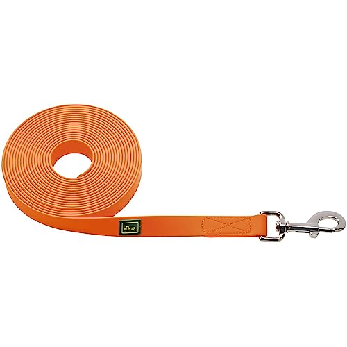 HUNTER CONVENIENCE, Suchleine, Schleppleine, Kunststoffgemisch, wasserabweisend, 1200 x 1,5 cm, neonorange von HUNTER