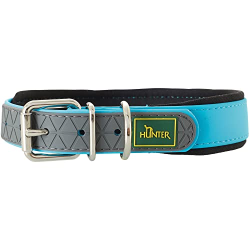 HUNTER CONVENIENCE COMFORT Hundehalsband, Kunststoffmaterial, Neopren, 35 XS-S, türkis von HUNTER