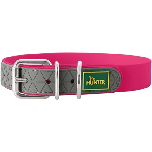 HUNTER CONVENIENCE Hundehalsband, Kunststoffmaterial, 40 S, himbeer von HUNTER