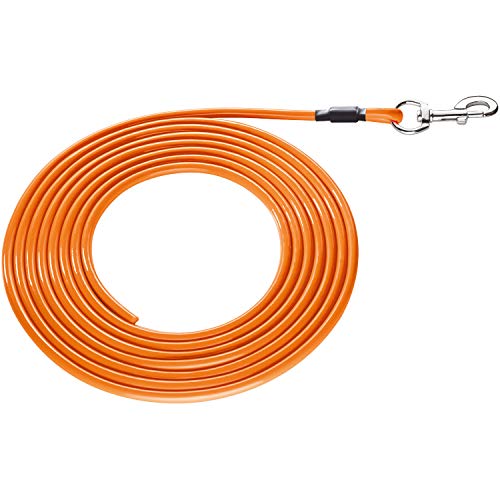 HUNTER Convenience Round Suchleine, Schleppleine, Kunststoff, wasserfest, schmutzabweisend, 0,6 x 500 cm, neonorange von HUNTER