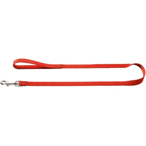 HUNTER ECCO SPORT Führleine für Hunde, Nylon, 1,5 x 110 cm, rot von HUNTER