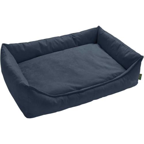 HUNTER EIBY Hundesofa, schmutzabweisend, Easy CLEAN-Technologie, pflegeleicht, M, blau von HUNTER