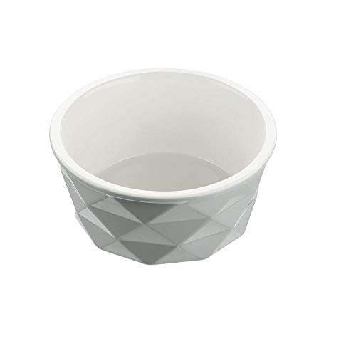 HUNTER EIBY Keramik-Napf, Futter- und Trinknapf, rutschhemmend, 1900 ml, grau von HUNTER