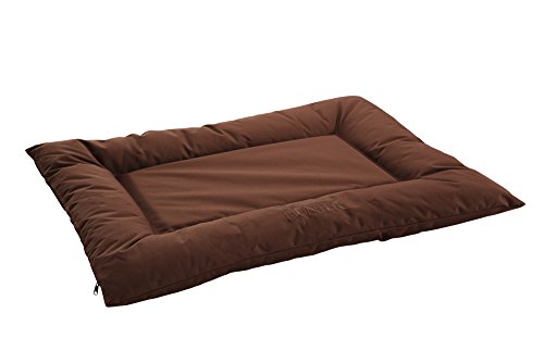 HUNTER Gent Hundebett, wasserabweisend, schmutzabweisend, antibakteriell, 80 x 60 cm, braun von HUNTER