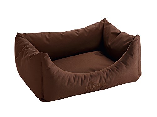 HUNTER Gent Hundesofa, wasserabweisend, schmutzabweisend, antibakteriell,100 x 70 cm, braun von HUNTER