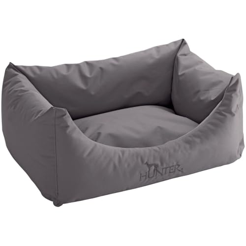 HUNTER Gent Hundesofa, wasserabweisend, schmutzabweisend, antibakteriell,80 x 60 cm, grau von HUNTER