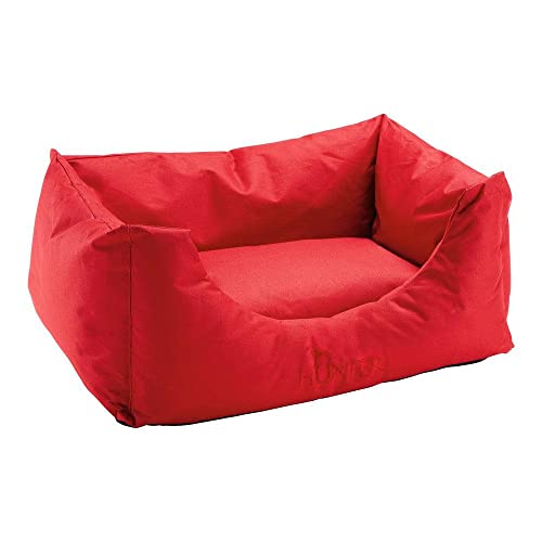 HUNTER Gent Hundesofa, wasserabweisend, schmutzabweisend, antibakteriell,80 x 60 cm, rot von HUNTER