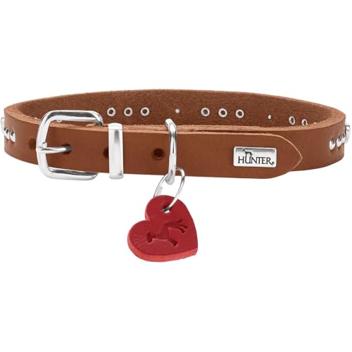 Halsband Aalborg Hearts Farbe Cognac, Größe 27 von HUNTER