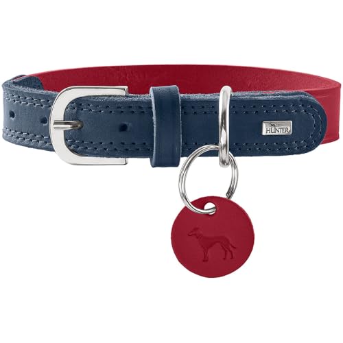 HUNTER Halsband Lemvig Farbe rot/dunkelblau, Größe 55 von HUNTER