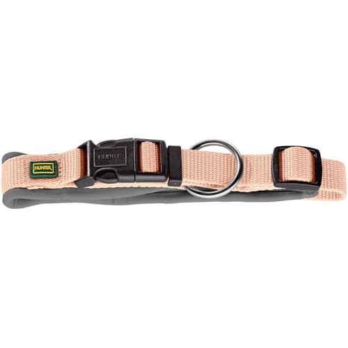 HUNTER Halsband Neopren Vario Plus, Größe:XS-S/1.5, Farbe:pfirsich/grau von HUNTER