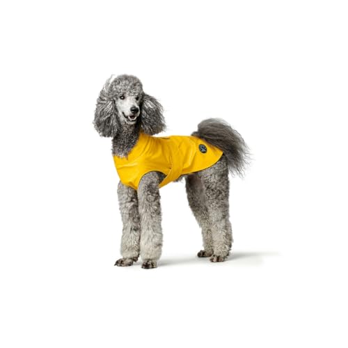HUNTER Hunde-Regenmantel Milford, mit Geschirr- und Halsbandöffnung, 50, gelb von HUNTER