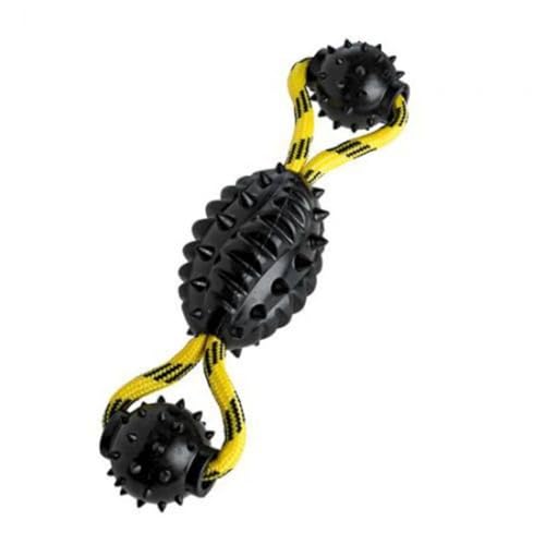 HUNTER Hundepielzeug Spike Ball, mit Kordel, farblich sortiert, 30 cm von HUNTER