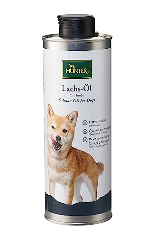 HUNTER Lachs-Öl für Hunde, 500 ml von HUNTER