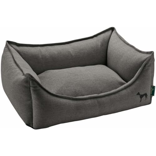 HUNTER Livingston Hundesofa, Hundebett, Strukturstoff, klassisch, L, anthrazit von HUNTER