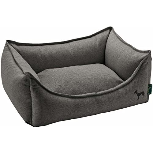 HUNTER Livingston Hundesofa, Hundebett, Strukturstoff, klassisch, S, anthrazit von HUNTER