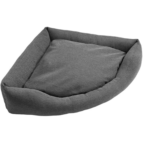 HUNTER Livingston gemütliches Hunde-Ecksofa, ideal für kleine Räume Farbe anthrazit, Größe L von HUNTER