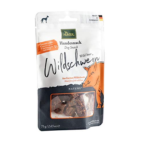 HUNTER NATURE Hundesnack, getreidefrei, ohne Zuckerzusatz, Wildschwein von HUNTER